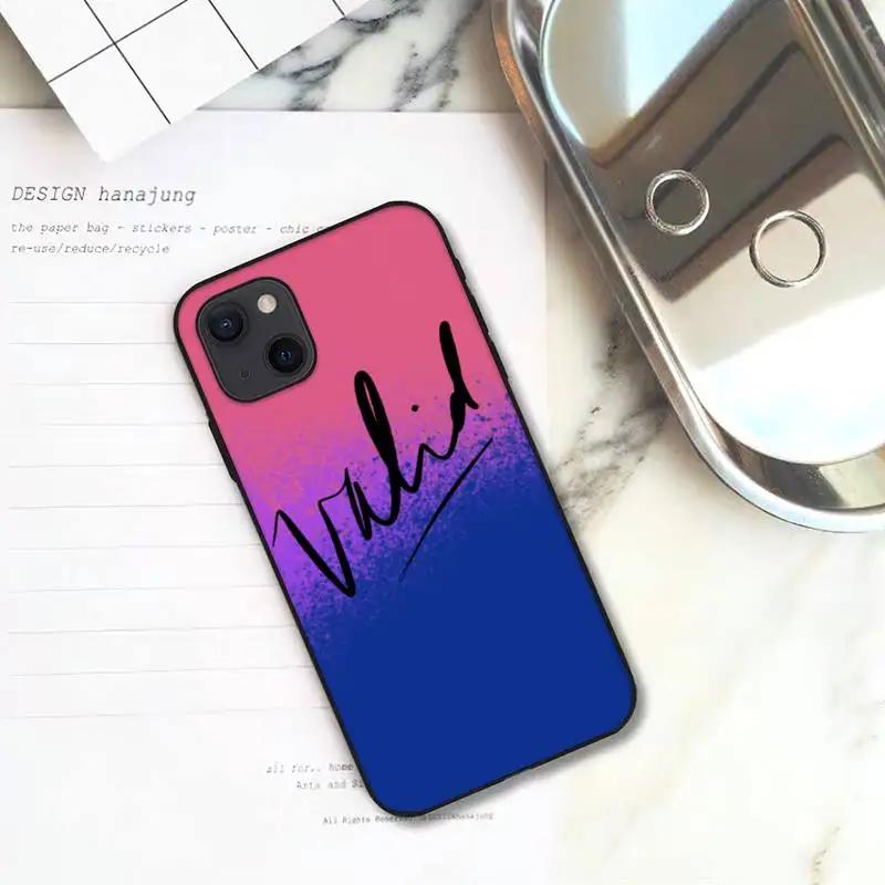 Bisexuelle Flagge Kunst Handyhülle Für iPhone 11 12 Mini 13 14 15 Pro XS Max X Plus SE XR Hülle