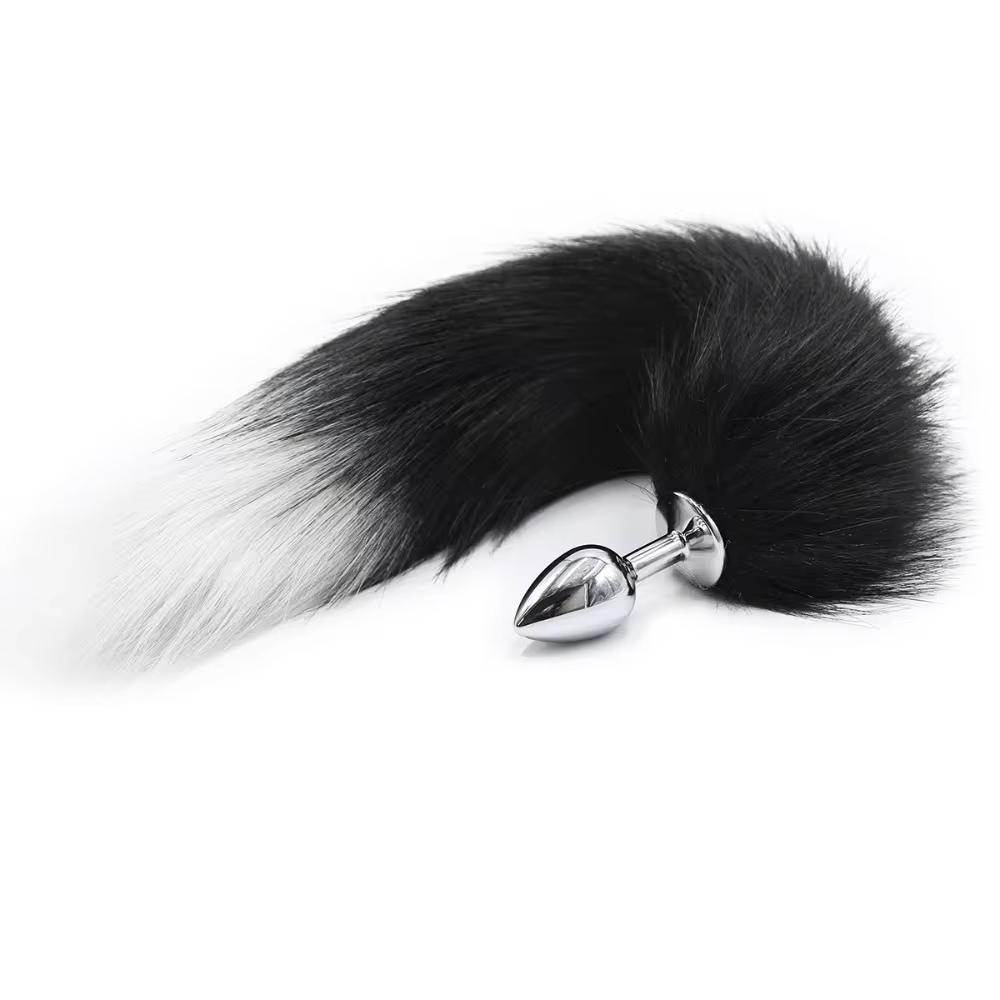 Anal Plug Tail Fox Sexy Toys Stainles Steel Butt Plug  Game Cosplay Anal Sex Toys for Woman Couples Anal Plug with Tail