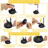 Interactive Cat Teaser Wand Set Cat Teaser Wand Toy with Suction Cup Feather Indoor Kitten Exerciser Cat Wand Pet Supplies