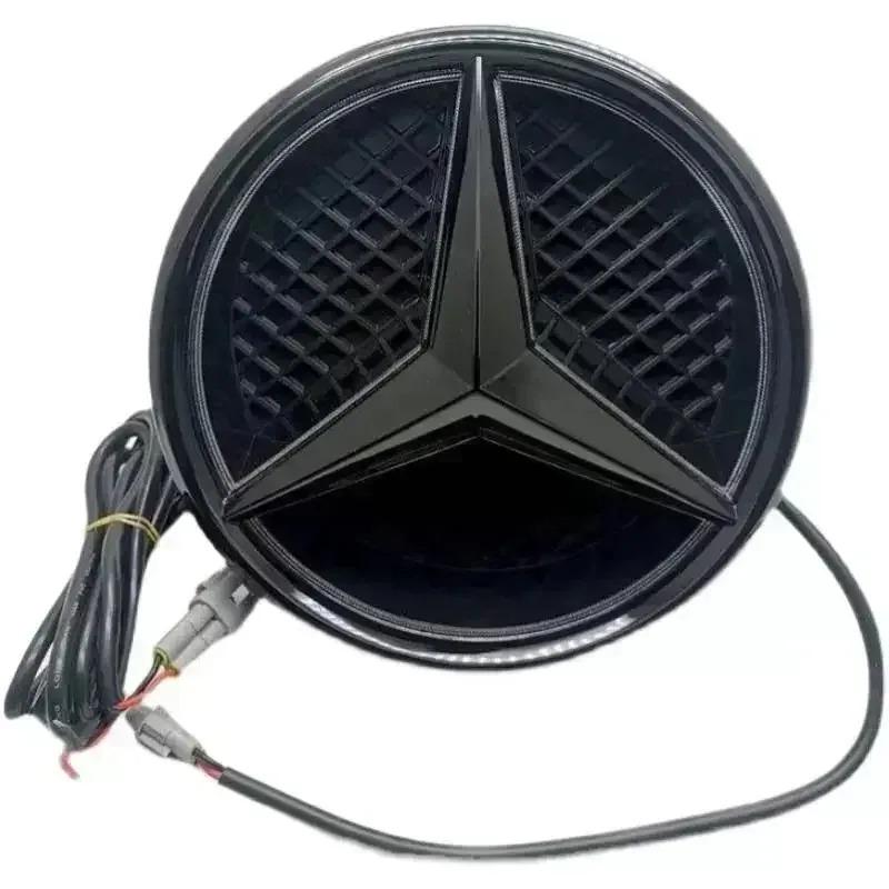 White Blue Red Light Car Front Grilled Star Emblem LED Illuminated Logo for Mercedes Benz W205 W212 W213 W204 W166 CLA W253 GLK QV1