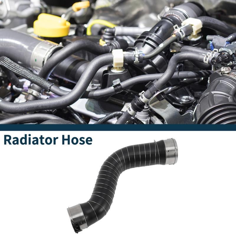 X Autohaux Radiator Hose Heater Hose for BMW 1 Series (F20) 2011- No.11618573762 Rubber Intercooler Pipe Black 1 Pc