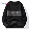 Cozy Up Herren Plüsch und Verdickter Außenwarmer Pullover