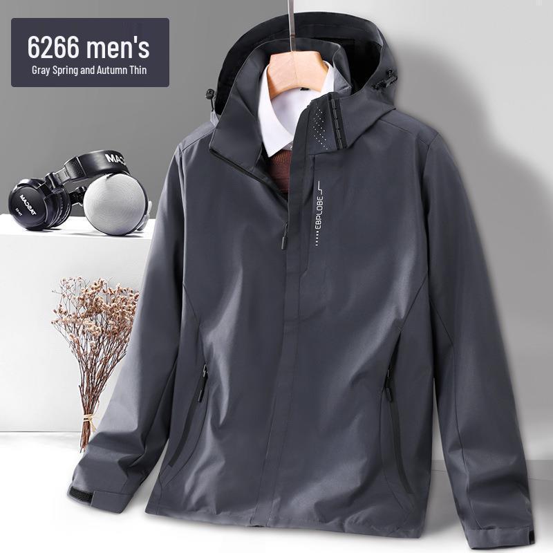 Men's Versatile Windproof Workwear Jacket for Spring, Autumn, and Winter