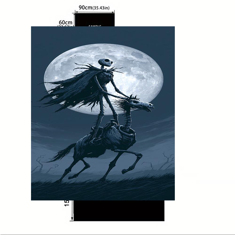 Jack Skellington Floor Rug Office Rug Suitable for Game Room Entryway Balcony Decorate room Antislip Carpet Decorate Offices Perfect Gift for Women/Me