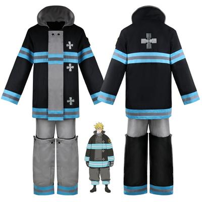 Yanyan Fire Brigade Cos Fire Suit Men's Team Sen Luo Ri Lower Cosplay Animation Same Performance Suit
