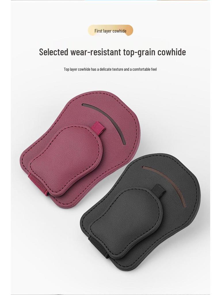 Car Sun Visor Multifunctional Magnetic Clip for Sunglasses, Documents, and Bills.