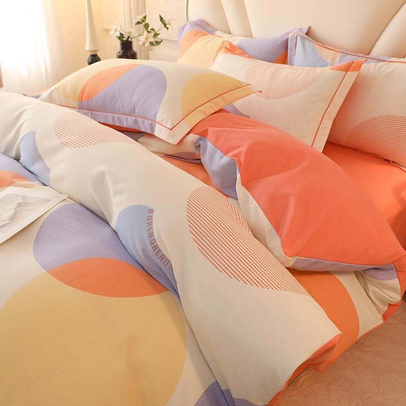 Fresh Style Cotton Bedding Set - 1.2m 1.5m 1.8m 2.0m Soft Breathable Bed Linens