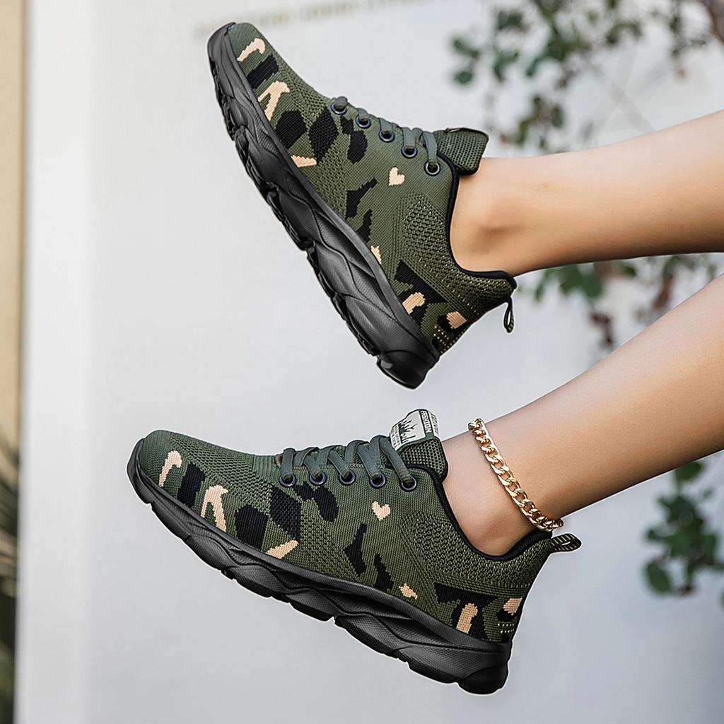 Women Casual Sneaker Outdoor Mesh Fabric Comfortable Breathable Women Shoes  New Running Walking Shoes For Women Tenis