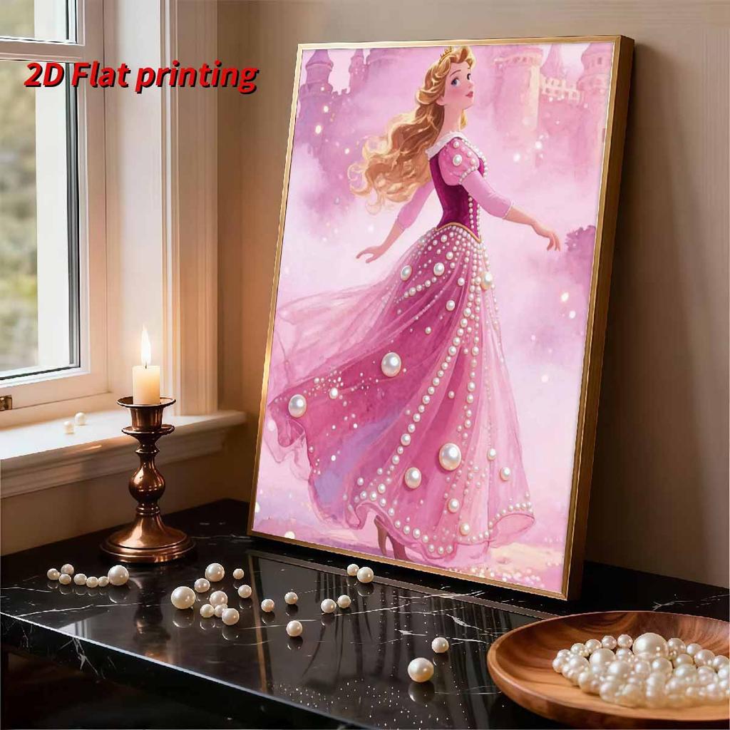 Disney Sleeping Beauty Princess Aurora Pearl Puzzle A Handmade Decorative Gift Suitable for Home Decoration