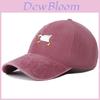 Polyester Goose Embroidered Baseball Cap With Sun Protection For Casual Outdoor Wear