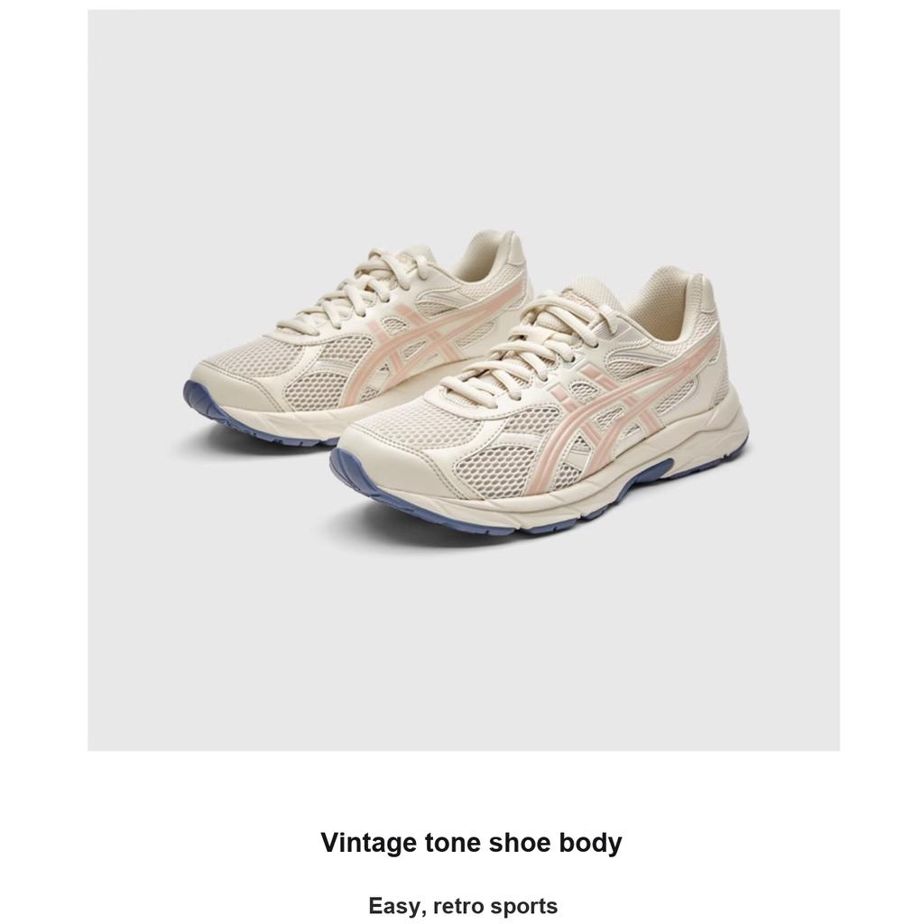 Asics Kids Gel-Contend Gs Comfortable Versatile Non-Slip Shock Absorbing Low-Top Running Shoes Kids Running Shoes Beige 1014A371-021