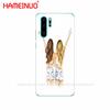 silicon phone cover case for huawei P30 PRO LITE P SMART 2019 plus p smart Z p20 lite 2019 Beautiful Love Dress Shopping Girl
