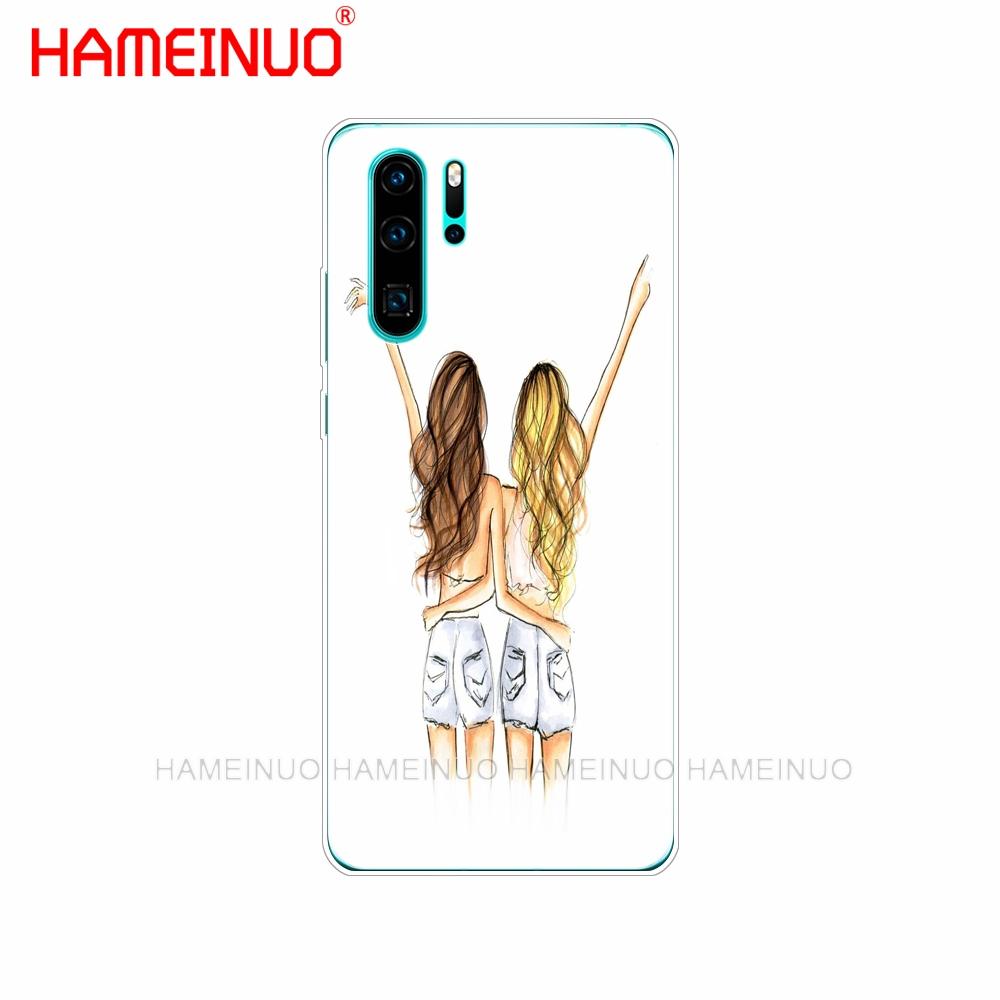 silicon phone cover case for huawei P30 PRO LITE P SMART 2019 plus p smart Z p20 lite 2019 Beautiful Love Dress Shopping Girl