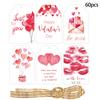 Valentines Celebration Day Paper Hang Tag Pendant For Daily Party Decoration