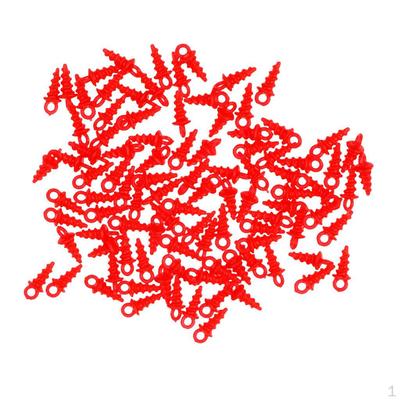 100pcs / Screws Carp Fishing Rig Hook Connection