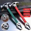 Folding Design Sheep Horn Hammer Sheep Horn Connected Wrench Pry Bar Nail Lifting  Car Mounted