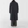 MUJI Trench Dark Size S Women's Water-Repellent Coat, Navy, (BD0ZXA5S)