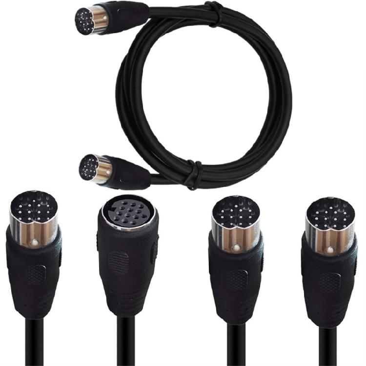 DIN13P Male To Male/Female 13Pin Extender Cable Cord Adapter Connector Plug Extension Cord for Stage Nebulizer