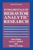Libro Fundamentals of Behavior Analytic Research