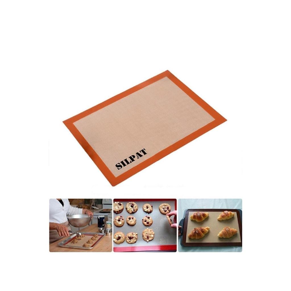 Oven Silicone Fireproof, Non-stick, Baking Dough Rolling Mat 40*30 Cm