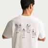 Nike Sportswear T Shirts Men's Sail White Crew Neck Moderate