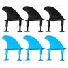 3 Pcs Durable Surfing Fins and Screws Set TPU Soft Tops Surfs Fins Replacement Soft Surfboard Fins Tail Thrusters Fins