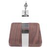 Napkin Holder Exquisite Stainless Steel Walnut Napkin Dispenser with Weighted Arm for Kitchen Restaurant Hotel