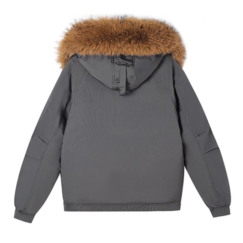 Women's Casual Loose Thickened Warm Jacket With Fur Collar