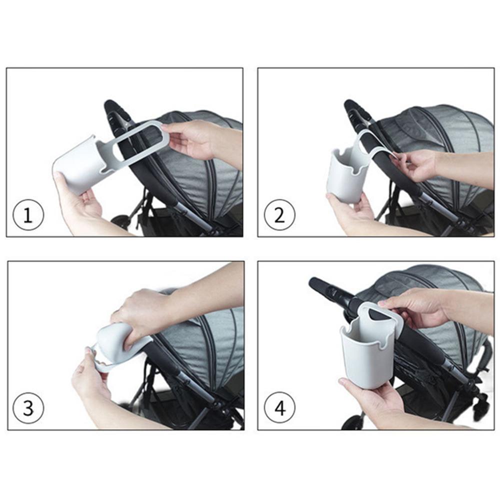 Multi-Purpose Stroller Bicycle Wheelchair Cup Holder TPR Foldable Drink Bottle Holder