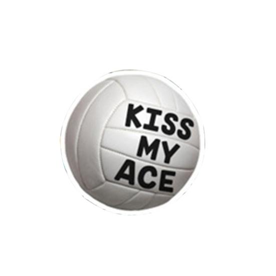 50Pcs Eye-catching Widely Use Attractive Volleyball Theme Decorative Waterproof Skateboard Decal Refrigerator Sticker