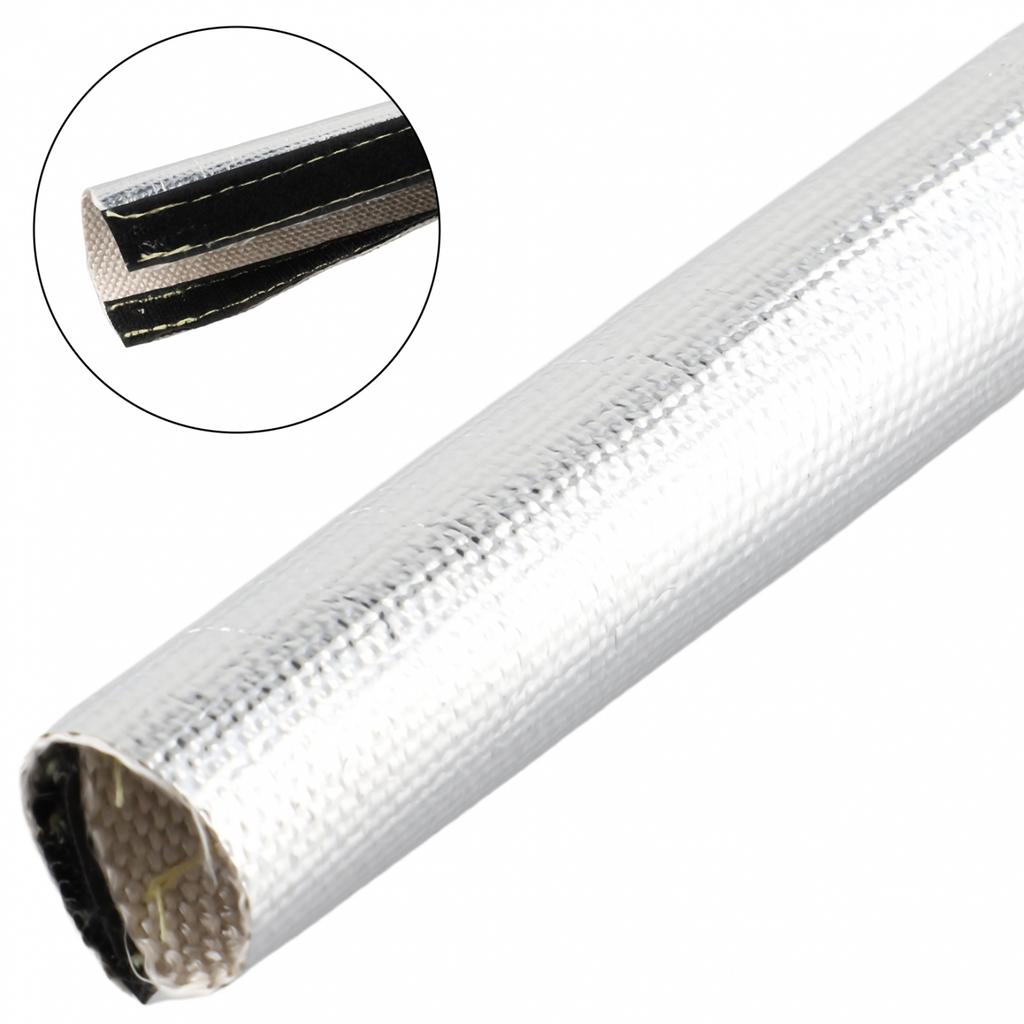 Protector Metalic heat sleeve 2000° degrees 3ft x 3/4" Insulation 3ft Hook