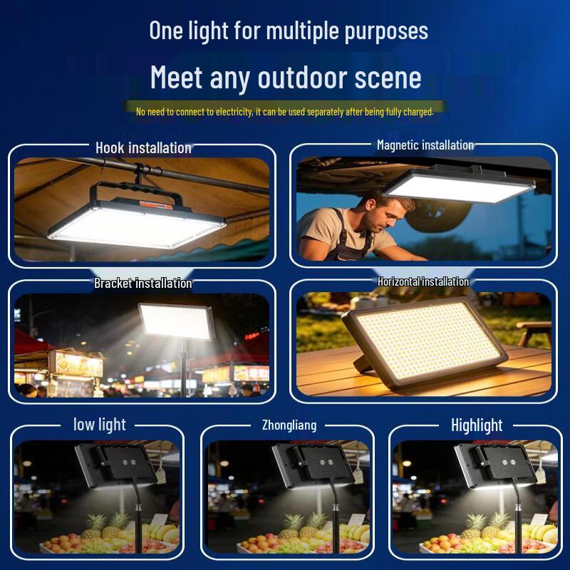 P6pro Upgraded Rechargeable LED Stall Light