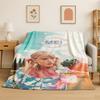 Singer T-Taylor Singer Music Flannel Blanket Soft Warm Throw Blanket for Bedroom Living Room Bed Travel Camping Picnic Gift