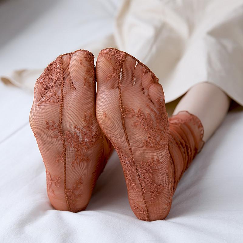 Spring and Summer New Arrivals: Fairy Socks Korean-style Mesh Pile Socks Thin Lace Breathable Socks Fashionable Socks Mid-calf Socks