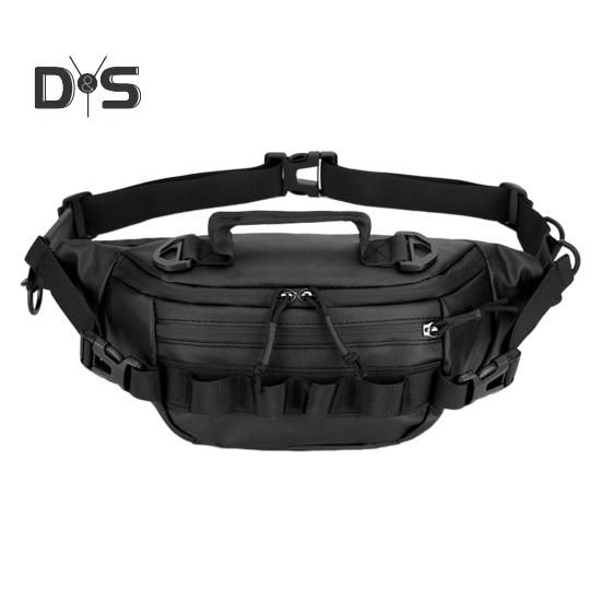 Rybářské potřeby Pasová taška Vodotěsná Oxford Cloth Velkokapacitní přenosné outdoorové rybářské příslušenství Organizér Fanny Pack Chest Sling Pouch