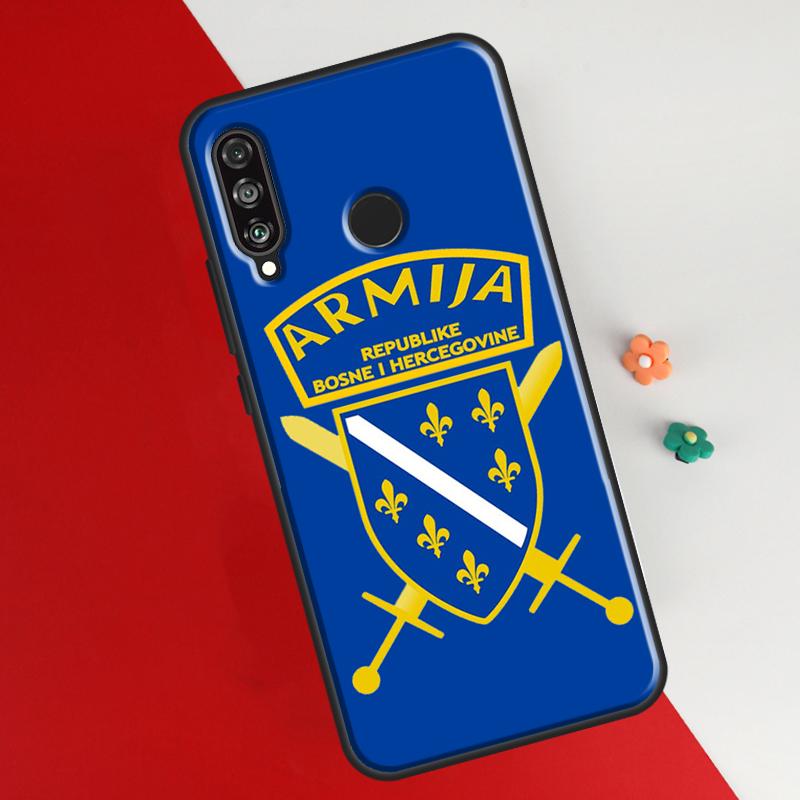 Bosnien und Herzegowina Flagge Fall Für Honor 50 8X 9X 10i Abdeckung Für Huawei P30 P40 Lite P50 P20 Pro P Smart 2019 Nova 5T