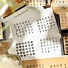 30 Pcs English Alphabet Wood Stamps Set, Uppercase & Lowercase Letter Seals, DIY Journaling Tools