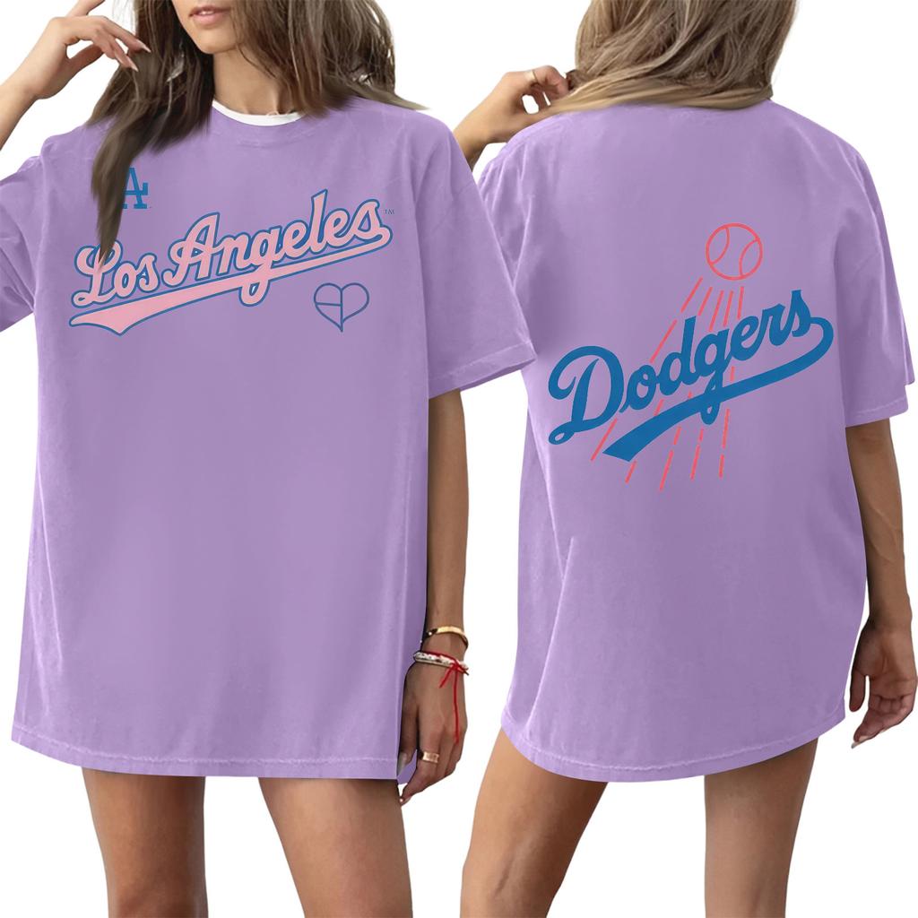 Women's Round Neck Printed Short-sleeved T-shirt Top