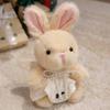 Cute Rabbit Plush Toy Stuffed Animal Bunny Rabbit Wear Skirt Sweater Accompany Sleeping Doll Girls Birthday Gift