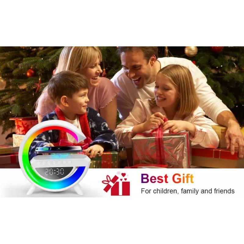 Intelligent Smart Led Lamp Bluetooth Speaker Wireless Charger Atmosphere Lamp