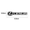 Décoration Audio Voiture Emblème Insigne 3D en Aluminium Autocollants Pour Lexus IS250 IS200 CT200h GS300 LS430 RX450h LX570 IS300 ES RX LS IS NX