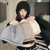 Stylish Japanese-Style Knit Beanie: Versatile, Warm, Face-Slimming, Unisex Slouchy Hat