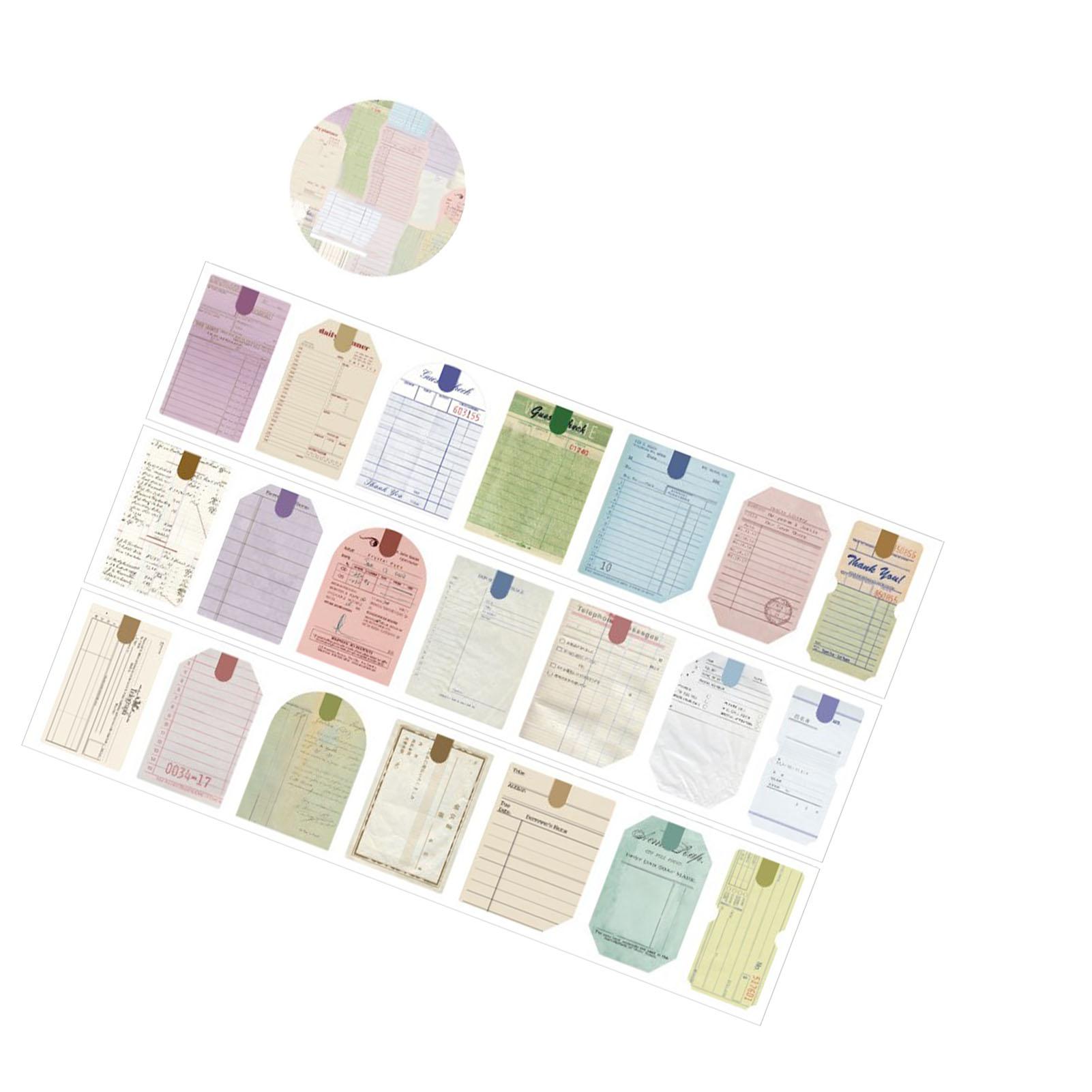 

Винтажные наклейки-ролики для скрапбукинга, лента, сделай сам, джанк-журнал, аксессуары для скрапбукинга, расходные материалы, этикетки