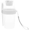 1 set 1 Set Portable Double Layer Overnight Oats Cup Airtight Leakproof Salad Container Large Capacity Meal Prep Jar Pp Material