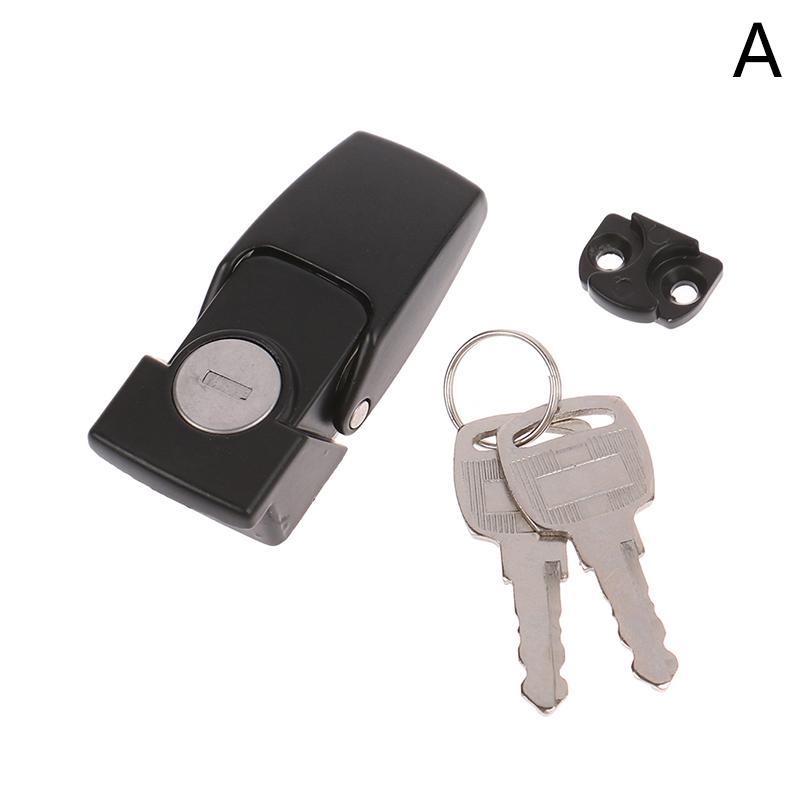 High Quality Cabinet Black Coated Metal Hasp Latch Dk604 Security Toggle Lock With Two Keys