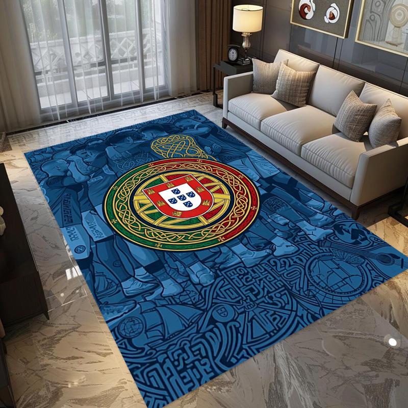 Royal Emblem Fabric carpet Living room and bedroom mats Doormat Art Christmas gifts Doormat