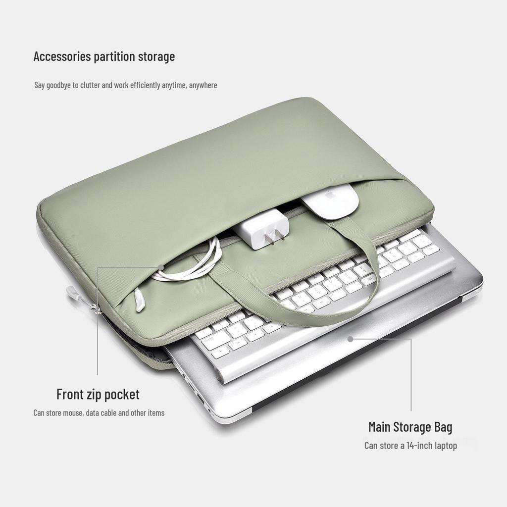 Wodoodporna torba na laptopa o dużej pojemności z otwarciem 180° i wewnętrznym pokrowcem ochronnym