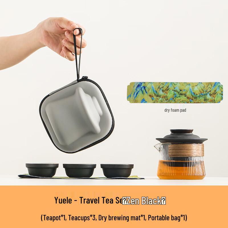 Portable Ceramic Travel Tea Set