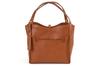 Genten Genuine Leather Tote Women's Bag, Brown, GE-44731-50