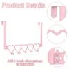 Pink Door Hanger Hooks Iron Wall Mount Hook Rack New Towel Hanger  for Entryway Bathroom Bedroom